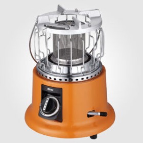 Round gas heater