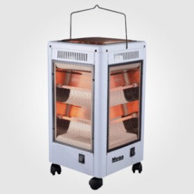 Electric heater, 5 faces / white color