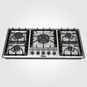 طباخ غاز 5 شعلات مع قواعد