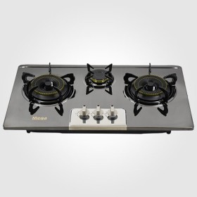 طباخ ميجا 3 عيون ستانلس اسود  راس نحاس