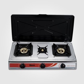 طباخ غاز 3 شعلات مع امان