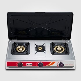 طباخ غاز 3 شعلات نحاس