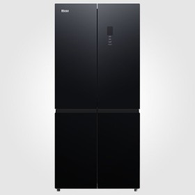 ثلاجة ميجا 4 ابواب زجاج اسود KRF-550WIP-GR4